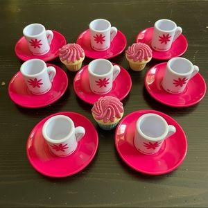 American girl doll tea set